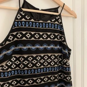 WHBM Embroidered Halter Dress